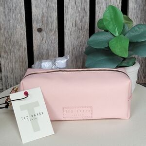 NEW Ted Baker Blush Pink Cosmetic Loaf Case
